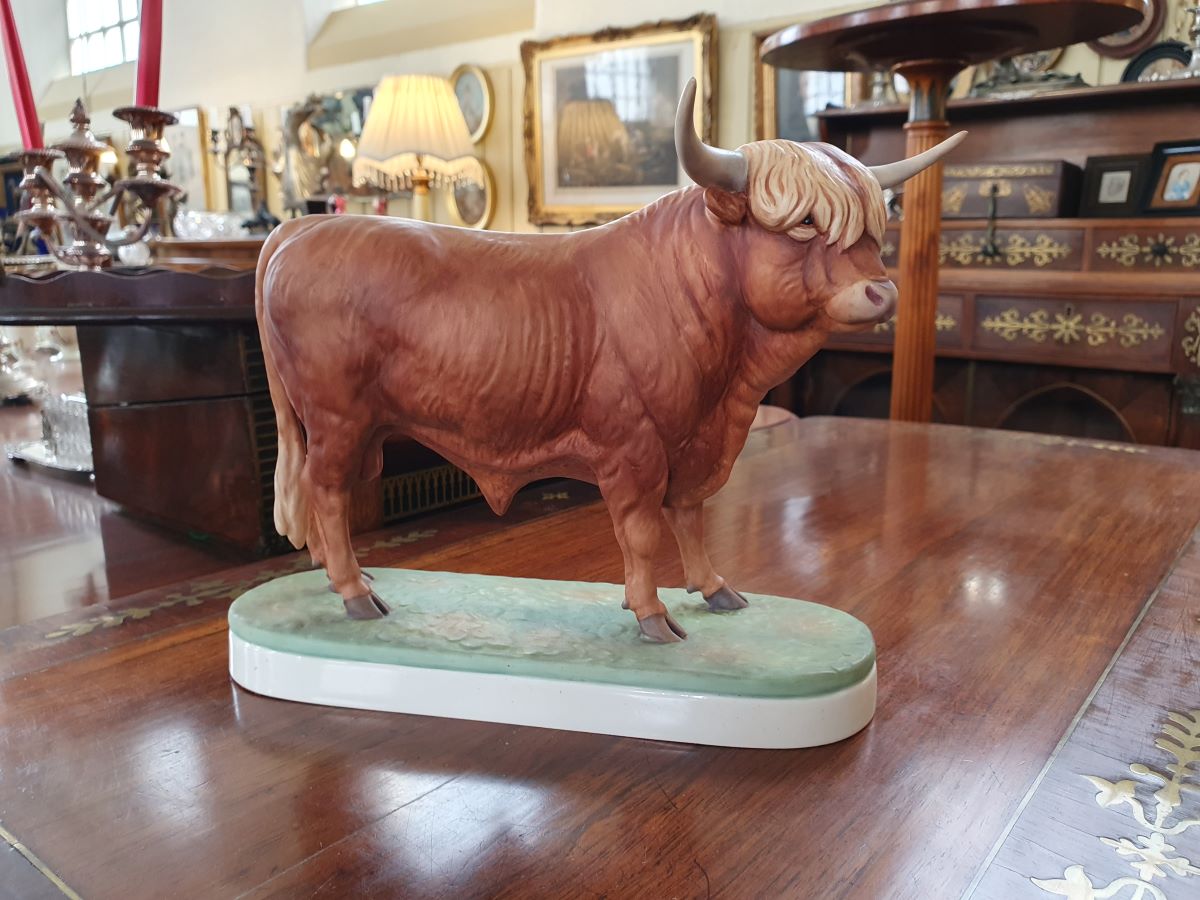 Royal Worcester Highland Bull